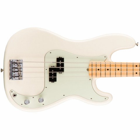 Fender American Professional Precision Bass, Maple Fingerboard - Olympic White
